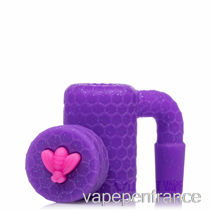 Stratus Bee Silicone Cire Récupérateur Orchidée Brillante (violet Pailleté / Rose) Stylo Vape